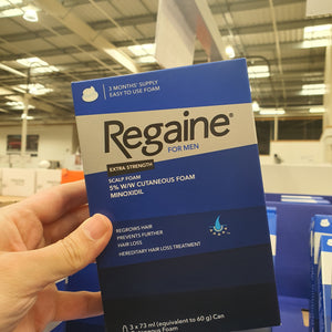 Regaine Minoxidil for Men Extra Strength Scalp Foam 5 percent w w Cutaneous   روجين رغوة مينوكسديل رغوة مينوكسيديل ريجين