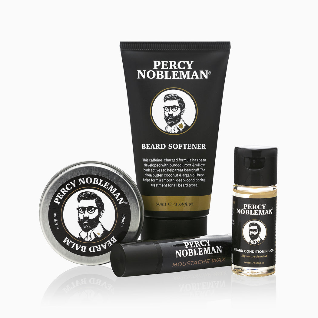 Percy Nobleman Beard Survival Kit مجموعة الانقاذ العناية باللحية من بيرسي نوبل مان