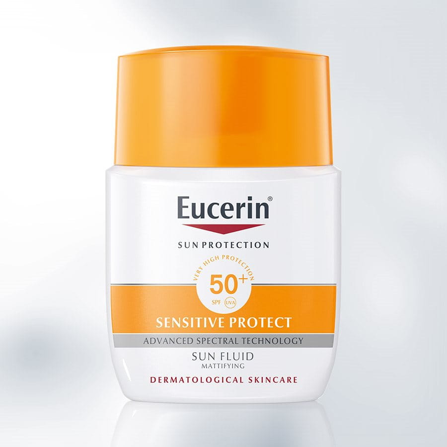 سائل الحماية من الشمس للبشرة الحساسة Eucerin Sun Fluid Sensitive Protect SPF 50