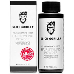 Slick Gorilla Hair Styling Texturising Powder 20g

بودرة شعر للتنسيق ومظهر اكثر كثافة للشعر