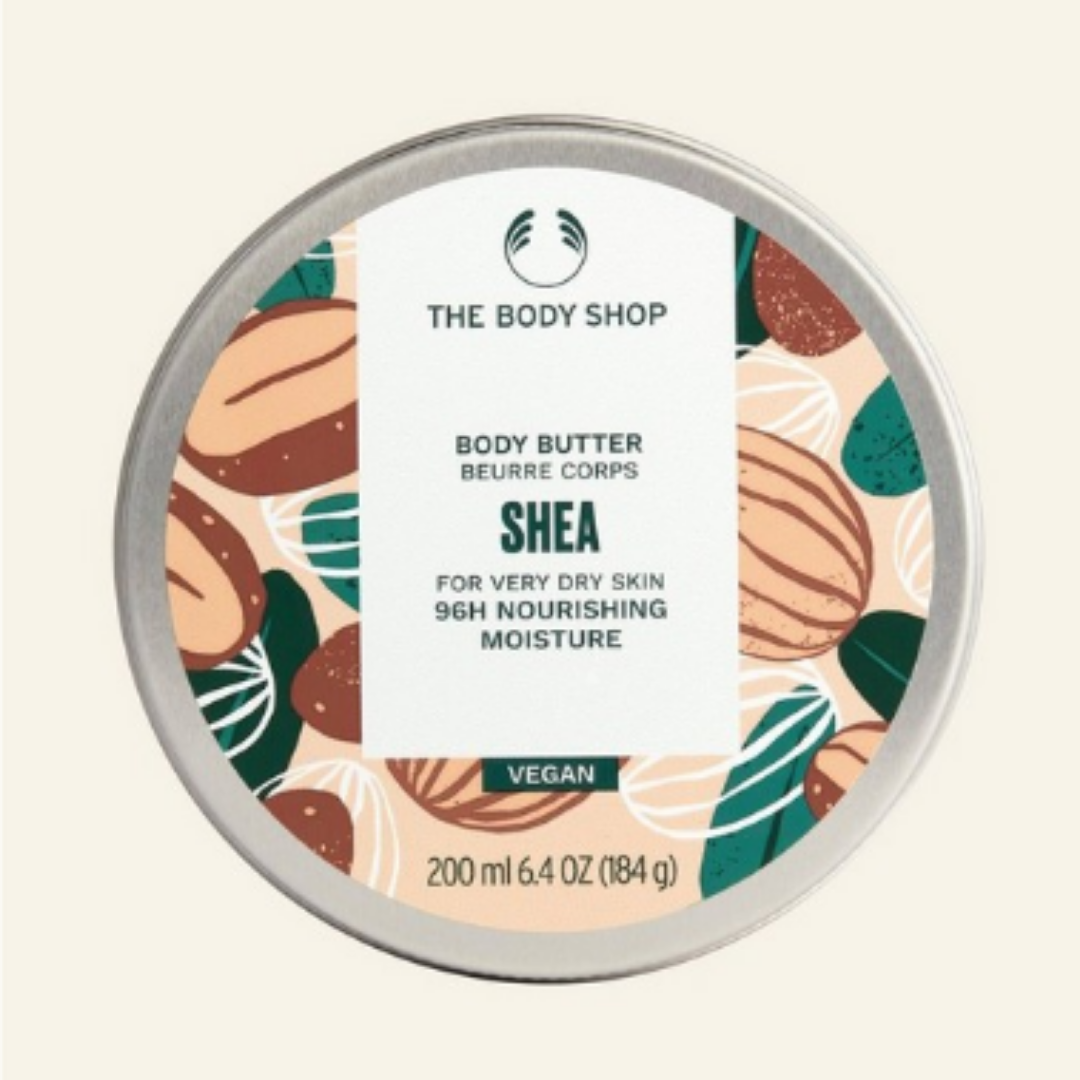 The Body Shop Shea Body Butter

FOR VERY DRY SKIN96H

مرطب جسم بالشيا للبشرة الجافة جدا