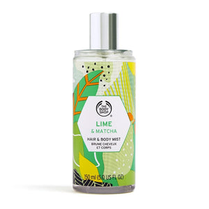 Lime & Matcha Hair & Body Mist مست للشعر والجسم برائحة الليمون الأخضر وشاي الماتشا