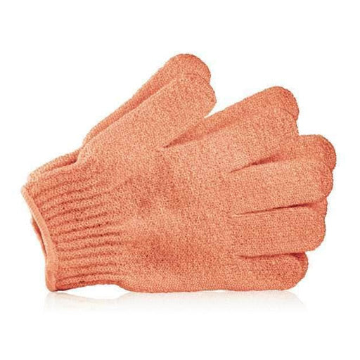 Exfoliating Bath Gloves Pink قفازات لتقشير الجسم